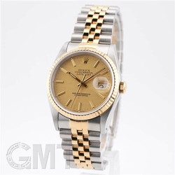 中古)ROLEX ロレックス デイトジャスト 16233 シャンパン モザイク