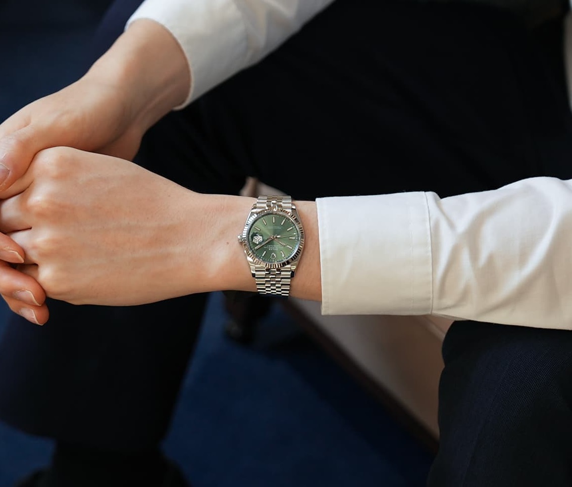 コロン1　ロレックス　デイトジャスト36 ジュビリーブレスレット 未使用)ROLEX ロレックス デイトジャスト 36 126234 ミントグリーン