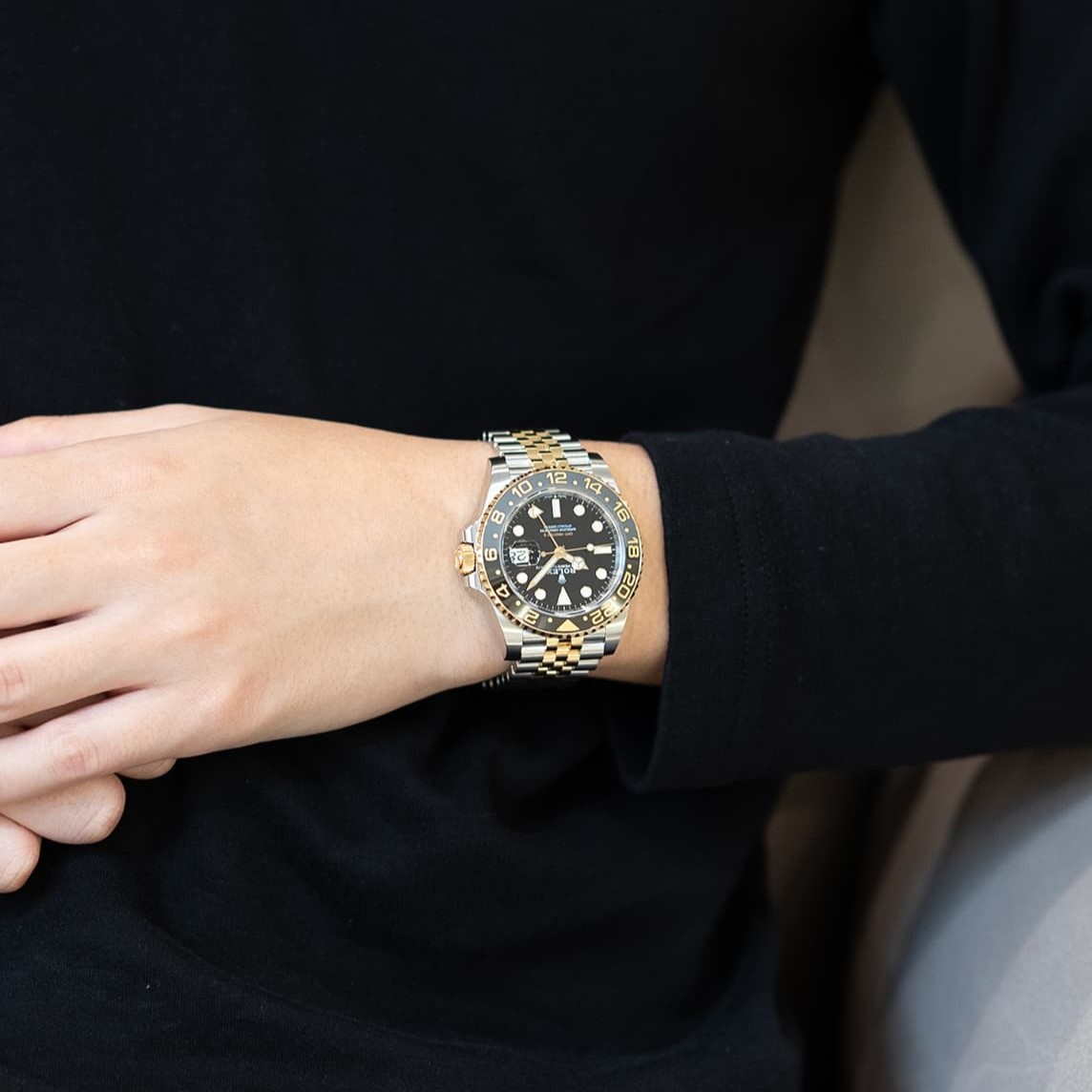 中古)ROLEX ロレックス GMTマスター II 126713GRNR ジュビリー