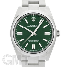 中古)ROLEX ロレックス オイスターパーペチュアル 41 124300 グリーン