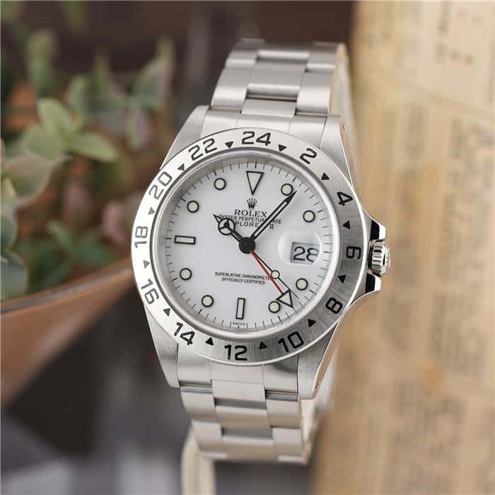 中古)ROLEX ロレックス エクスプローラー II 16570 ホワイト（商品ID
