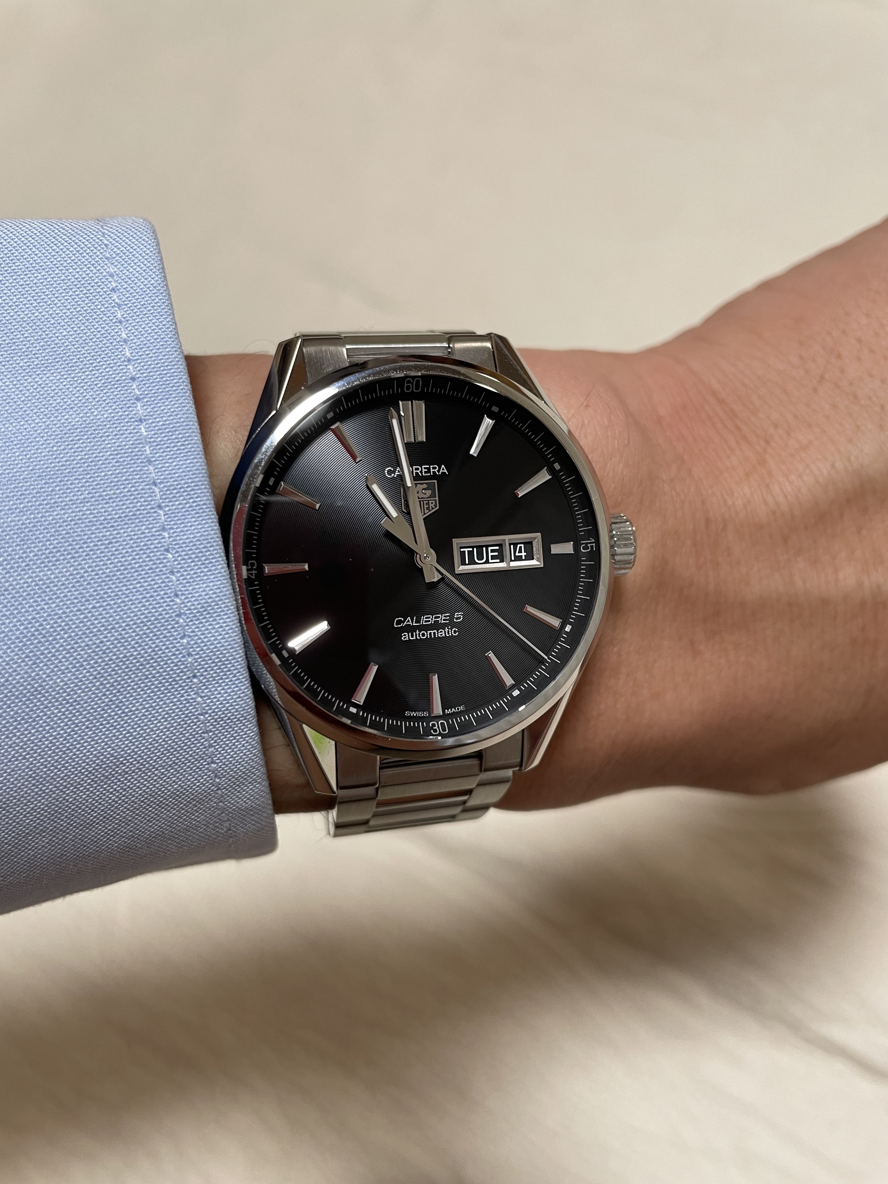 中古)TAG HEUER タグ・ホイヤー カレラ キャリバー5 デイデイト