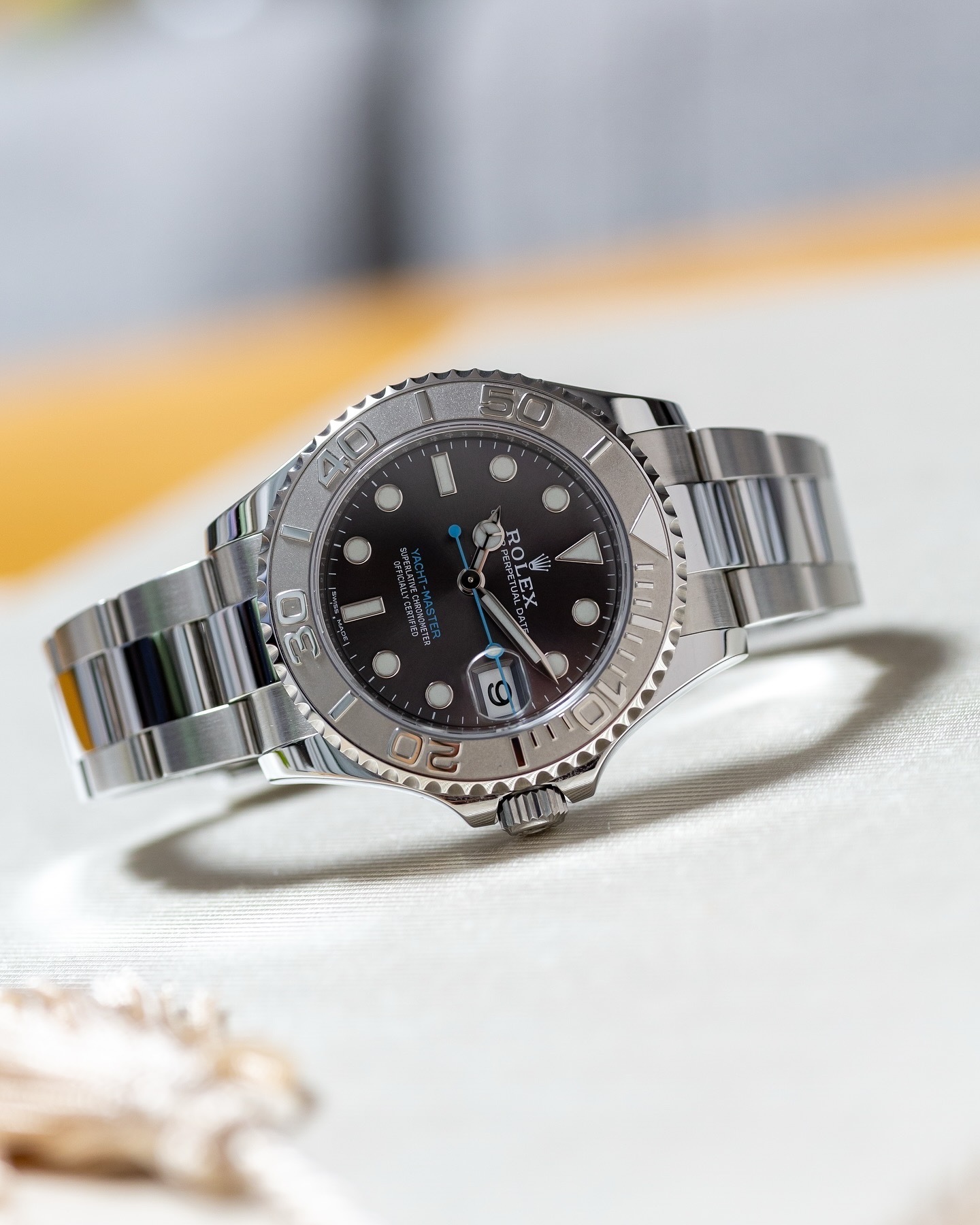 中古)ROLEX ロレックス ヨットマスター 37 268622 ダークロジウム