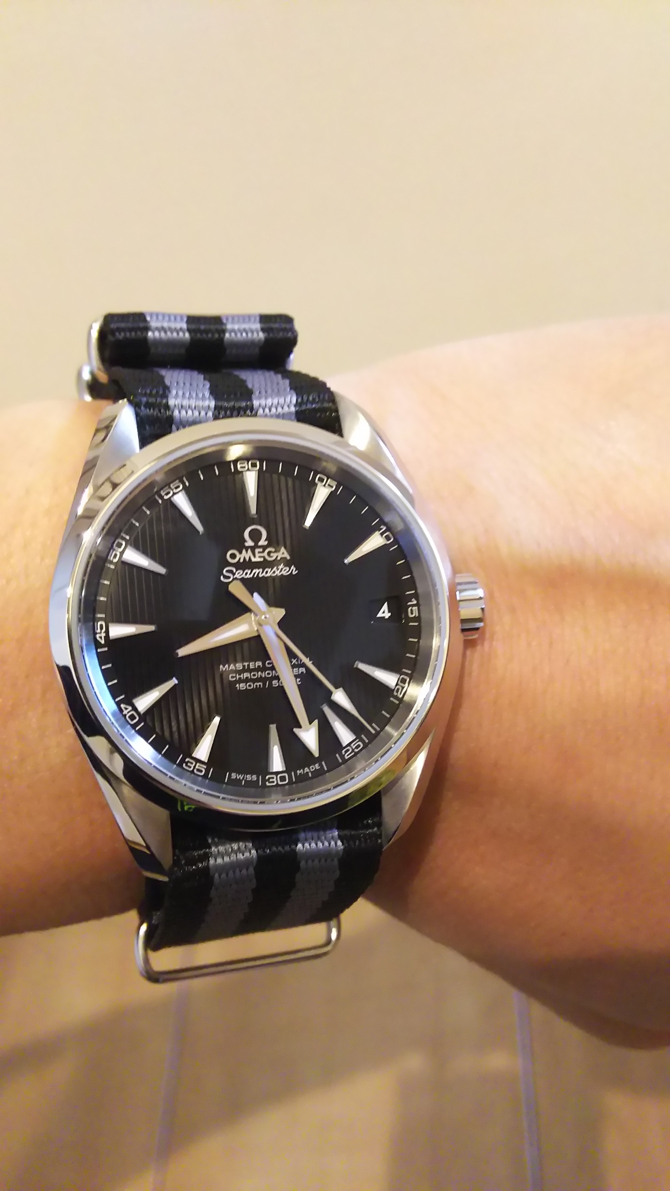新品)OMEGA オメガ シーマスター アクアテラ 150M マスター